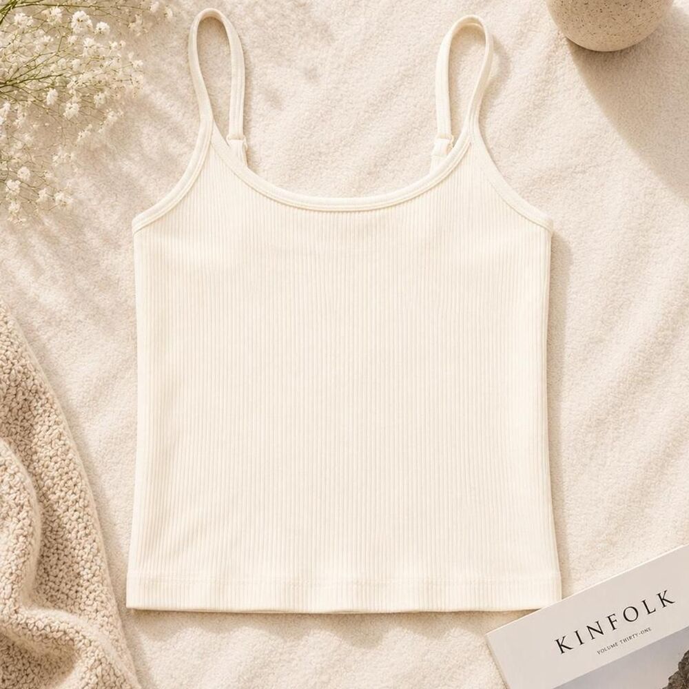 Unbranded Women's White and Cream Vest